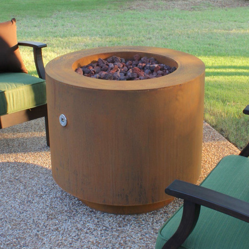 Outdoor Garden Decorate Natural Fire Pit Table