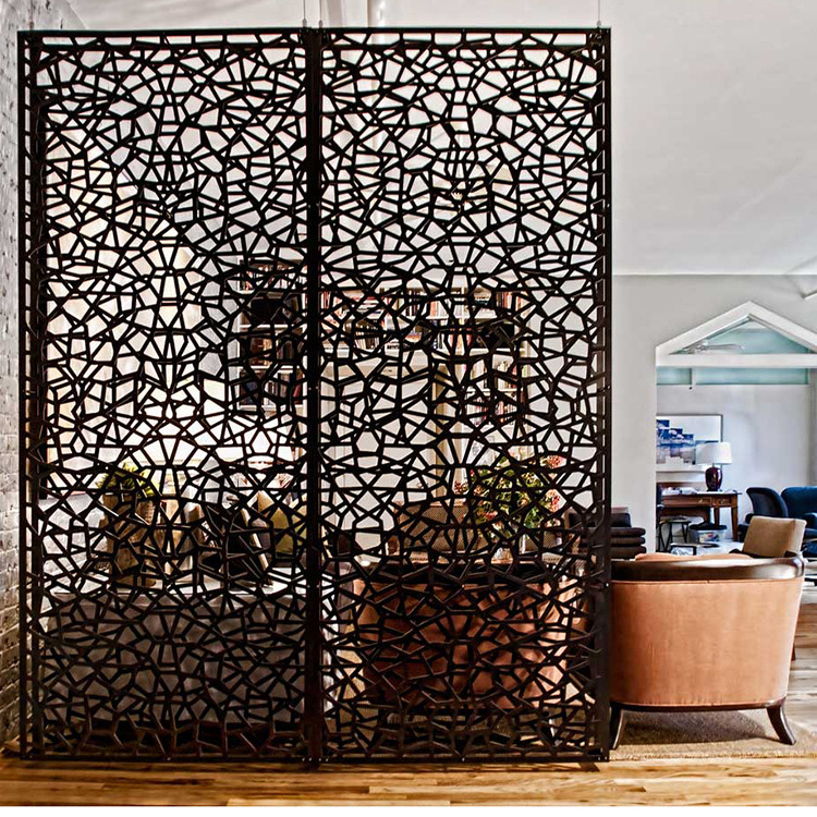 Wholesale Manufacturer Hot Selling Wrought Iron Room Divider Screens Laser Cut Room Divider Partitions