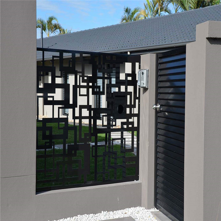 Hot sale Custom decorative laser cut aluminum panels /fence fences