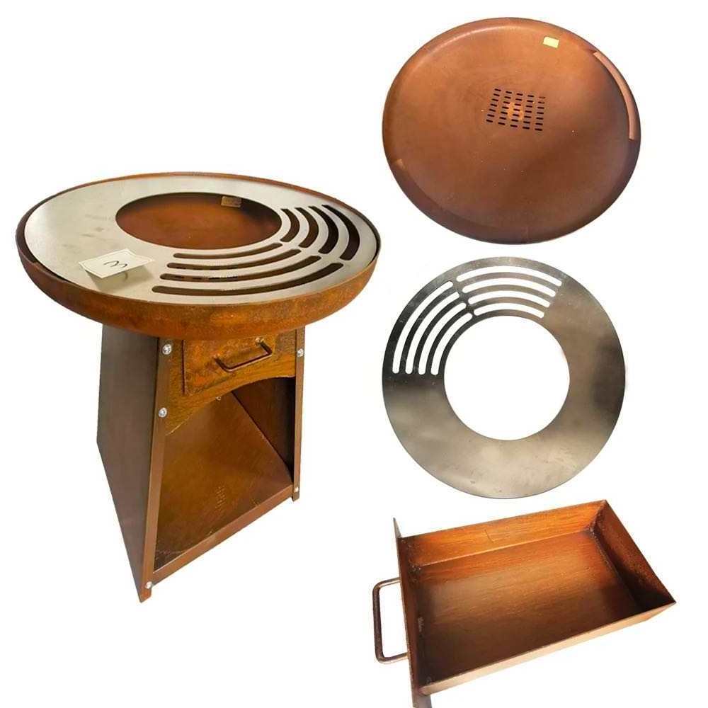 Corten Steel Water Bowls Custom Corten Steel Firebowl Fire pit Outdoor Round 900mm Corten Metal Fire pit Fire bowls