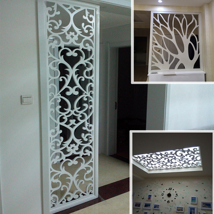 Wholesale Manufacturer Hot Selling Wrought Iron Room Divider Screens Laser Cut Room Divider Partitions