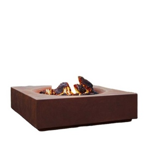 Fire Bowl outdoor gas fire pit corten steel fire pit table