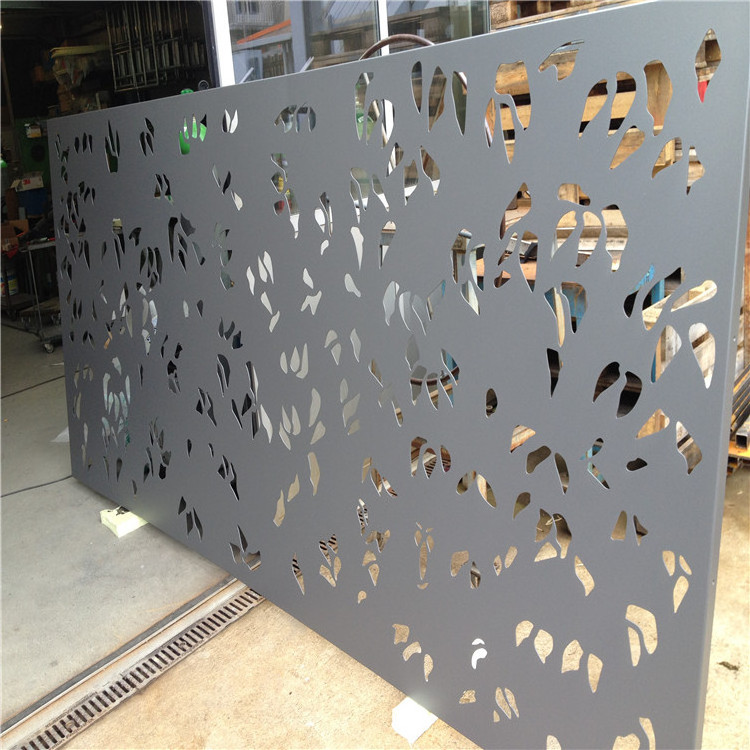 Customized stainless steel decorative garden fence privacy metal outdoor screen panels partition walls