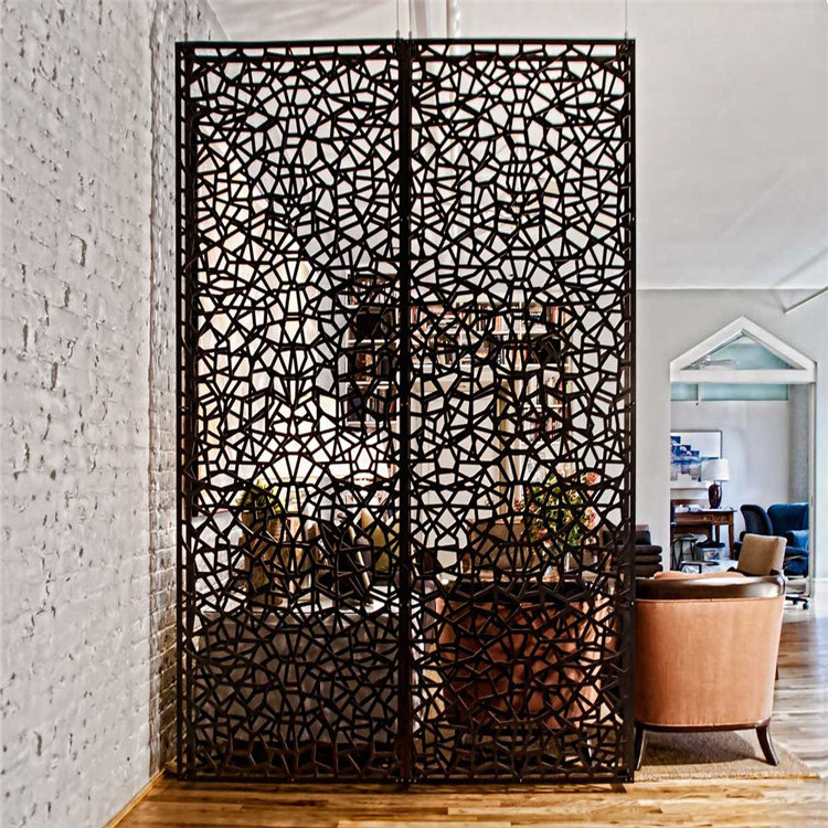 Free Drawing Laser Cut Room Divider Decorative Fence Panels Aluminum Metal Screen Partition