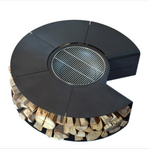 Large Outdoor powder coating Steel Fire Pit Portable Wood Burning Smokeless Fire Pit