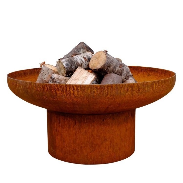 Outdoor Wood Burning Big Fire Pit Steel Fire Bowl