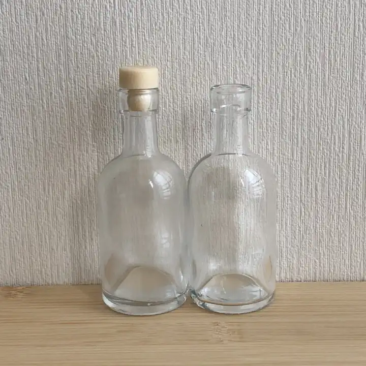 50ml Wedding Favor Liquor Wine Whisky Mini Patron Vodka Tequila Glass Bottle With Cork Lid