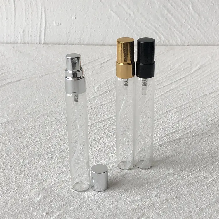 Mini mist gold aluminum spray cap screw spray bottle cap for perfume bottle