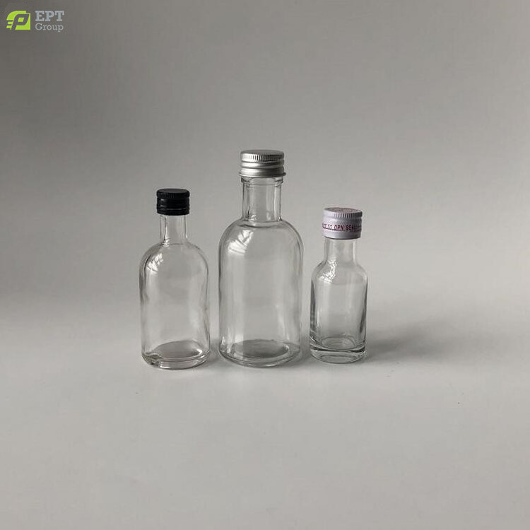 25ml 30ml Mini liquor glass bottle for vodka tequila rum whisky liquor spirit glass bottle