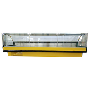 Butchery refrigerator service counter display for fresh meat/fish/cheese butcher meat shop equipment