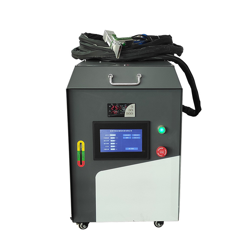 Mini portable laser rust remover 1kw 1.5kw 2kw metal oil paint dust rust laser cleaner cleaning machine