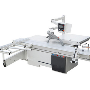 2800mm 3000mm 3200mm Woodworking wood board precision sliding table panel saw with support swing arm sawing machine