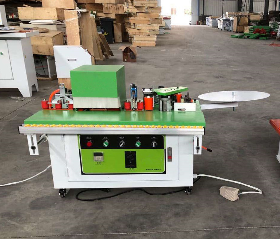 Manual PVC fiberboard woodworking wood glue gluing end cutting edge banding bander corner trimming trimmer edgebander machine