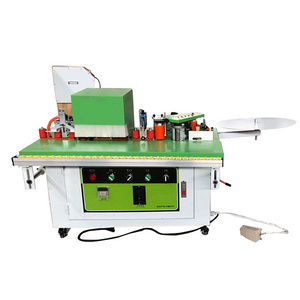 Manual PVC fiberboard woodworking wood glue gluing end cutting edge banding bander corner trimming trimmer edgebander machine