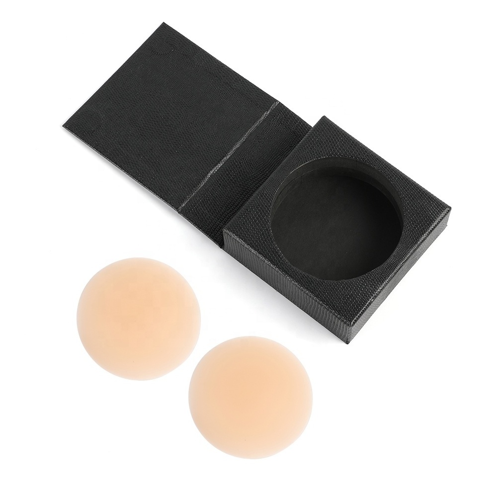 Non Adhesive Bra Liner Silicone Nipple Cover for Women Reusable Nipple Pasties with No Glue