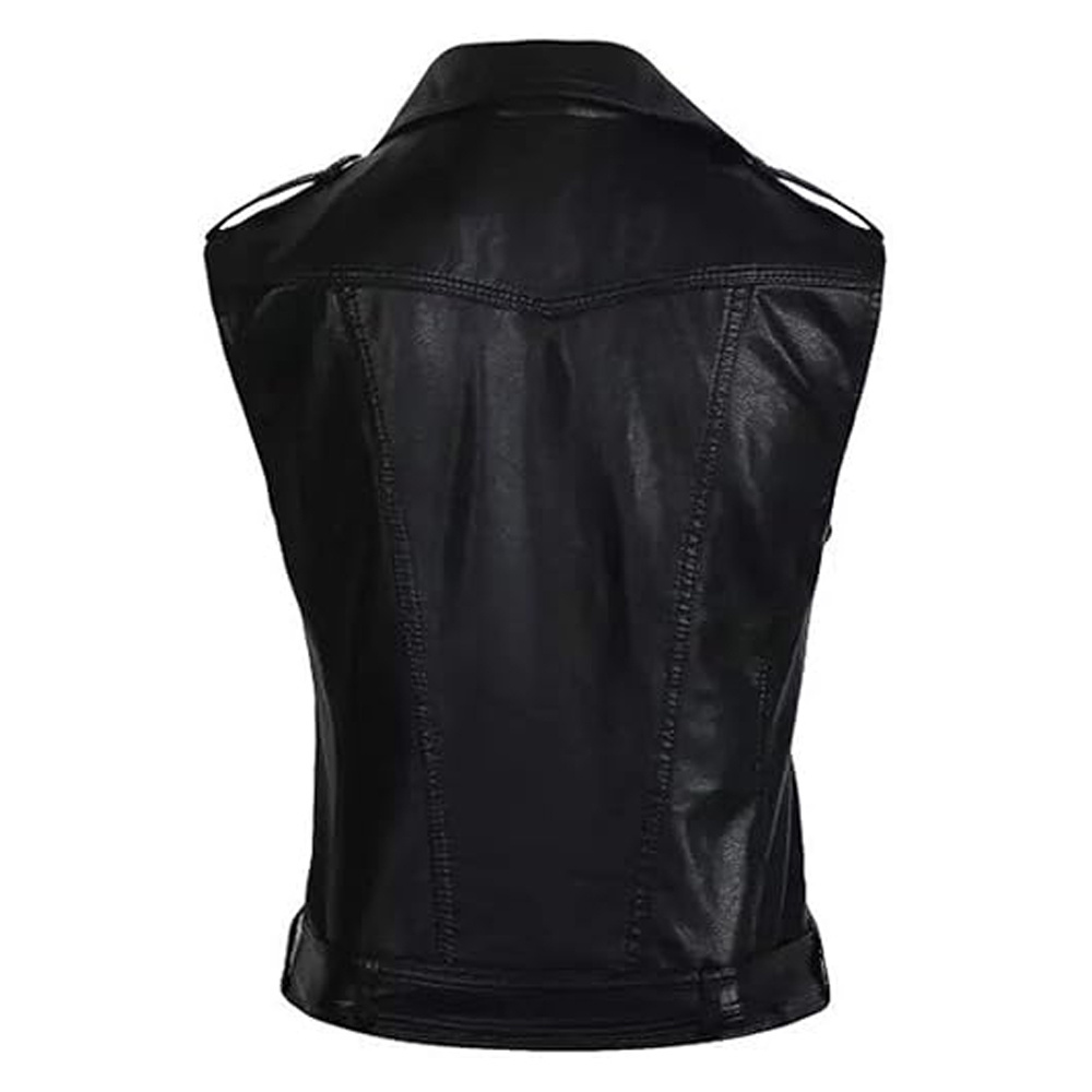 Breathable Customized Good Quality Top Design Leather Vest Top Design Waistcoat Good Quality 2023 Leather Vests