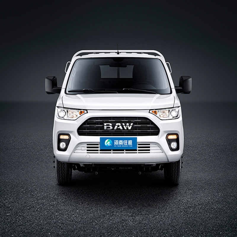 Hot Sale BAW CNG Cargo Whale Card T7 Utility Vehicle Cargo 2 Doors 2 Seater Pickup Flatbed Truck