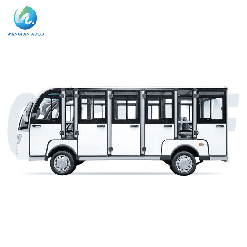 Electric Car Tourist Sightseeing Bus Golf Carts With Doors 14 Person New Ce 72V Club Car