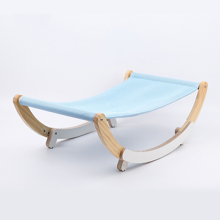 Pet Cat Bed Wooden Swing Bed Cat Hammock Elegant Design Home Pet Bed