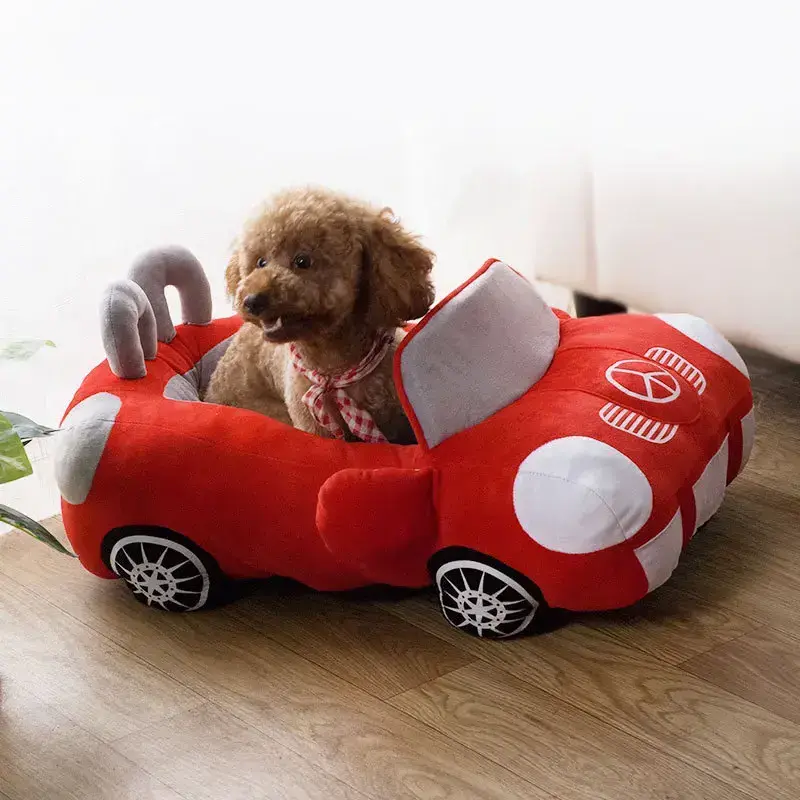 Four Seasons Dog Furniture Animal Accessories Can Be Disassembled and Washed Hot Sale Car Shape Pet Bed Kennel