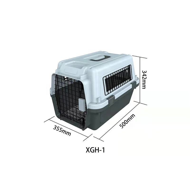 Plastic Airline Shipping Approved Dog Transport Box Pet Cages Bag Carrier And Travel Crates Kennel