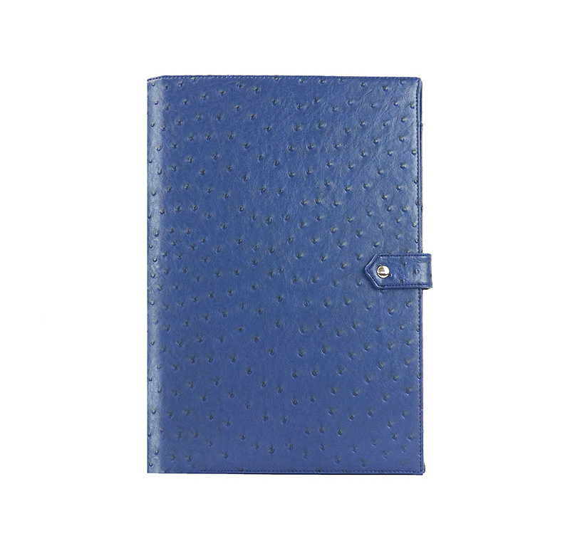 faux leather A4 size zipper padfolio conference office folder business document portfolio