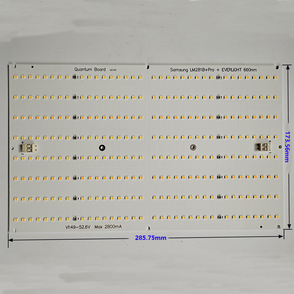 Samsung LED Sunboard LM281B Pro QB288 PCBA For Horticultural Lighting