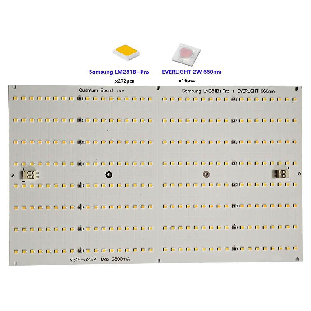 Samsung LED Sunboard LM281B Pro QB288 PCBA For Horticultural Lighting