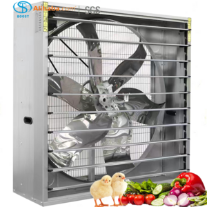 Wall Mount Box Type Poultry Greenhouse Ventilation fan 1380mm swung drop hammer Exhaust Fan for Poultry farm