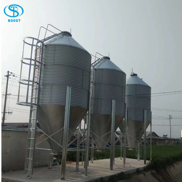 30Ton animal grain feed silo for pig chicken farm