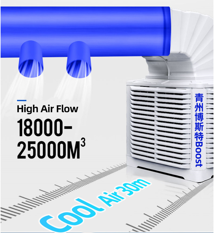 Factory price air cooler Industrial Air Conditioners with water curtain for workshop 12000BTU