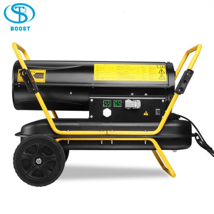 Poultry brooding equipment air heater industrial fuel burning diesel / kerosene oil fan heater chicken farm diesel oil heater