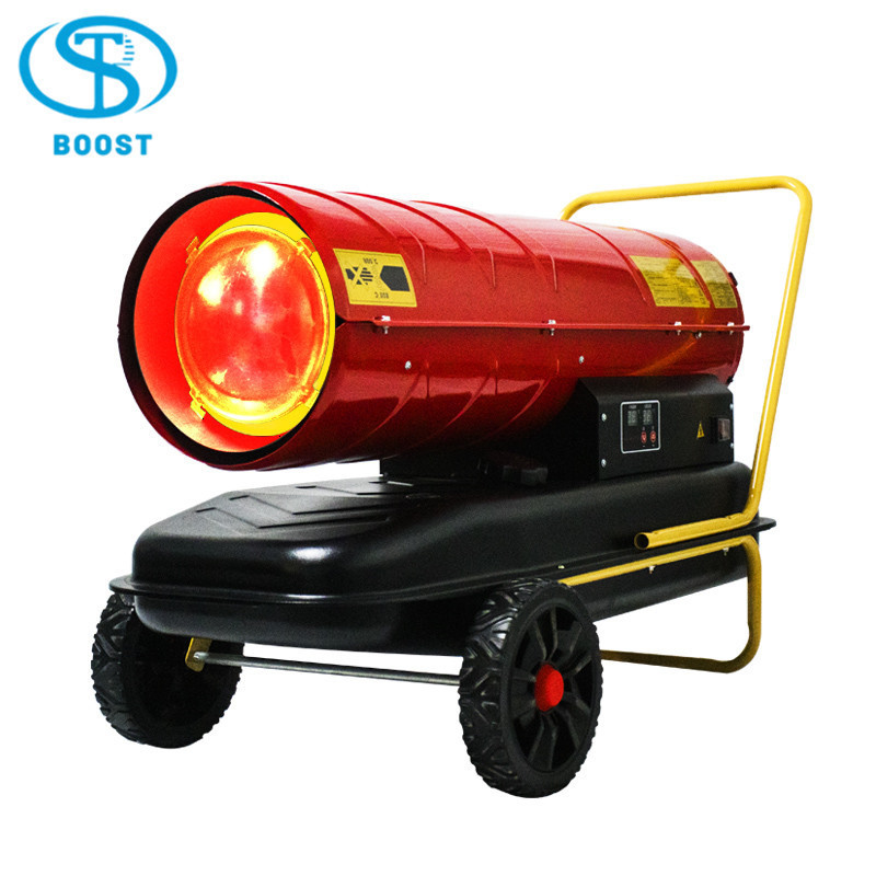 Poultry brooding equipment air heater industrial fuel burning diesel / kerosene oil fan heater chicken farm diesel oil heater