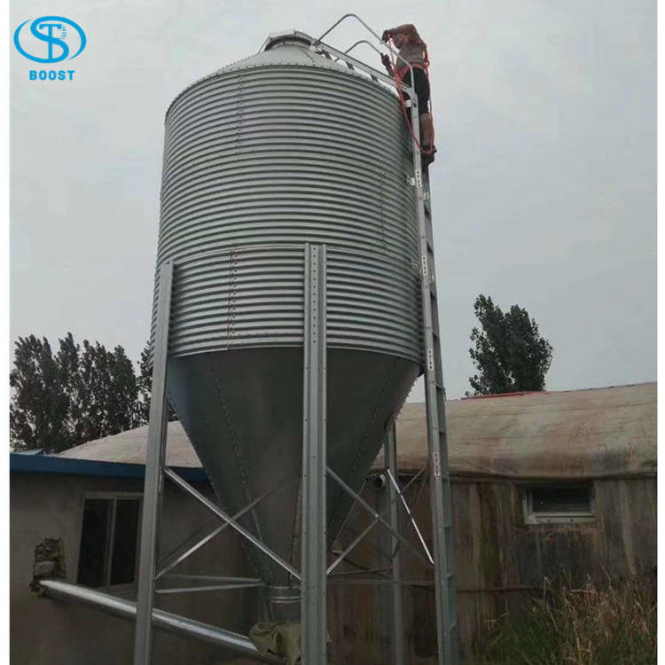 Poultry Cow/Pig Feed Wheat Grain Storage mini Feed Silo for Sale