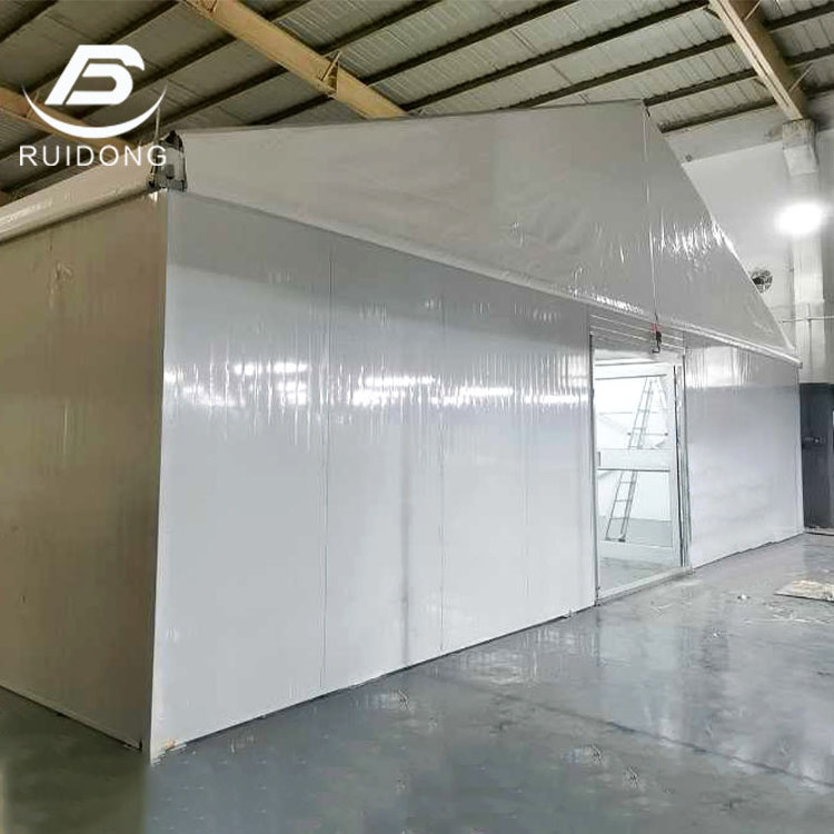 300-500sqm Aluminum Waterproof Warehouse Storage Tent with ABS hard Wall