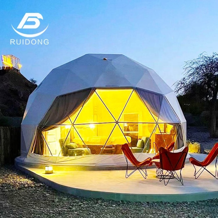 2023 Hot Sale PVC Igloo Dome Camping Glamping Tent