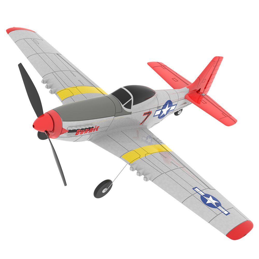 Volantex P51D 400mm  RC Model Airplane 4CH 2.4G Outdoor plane For Kid Birthday Gift