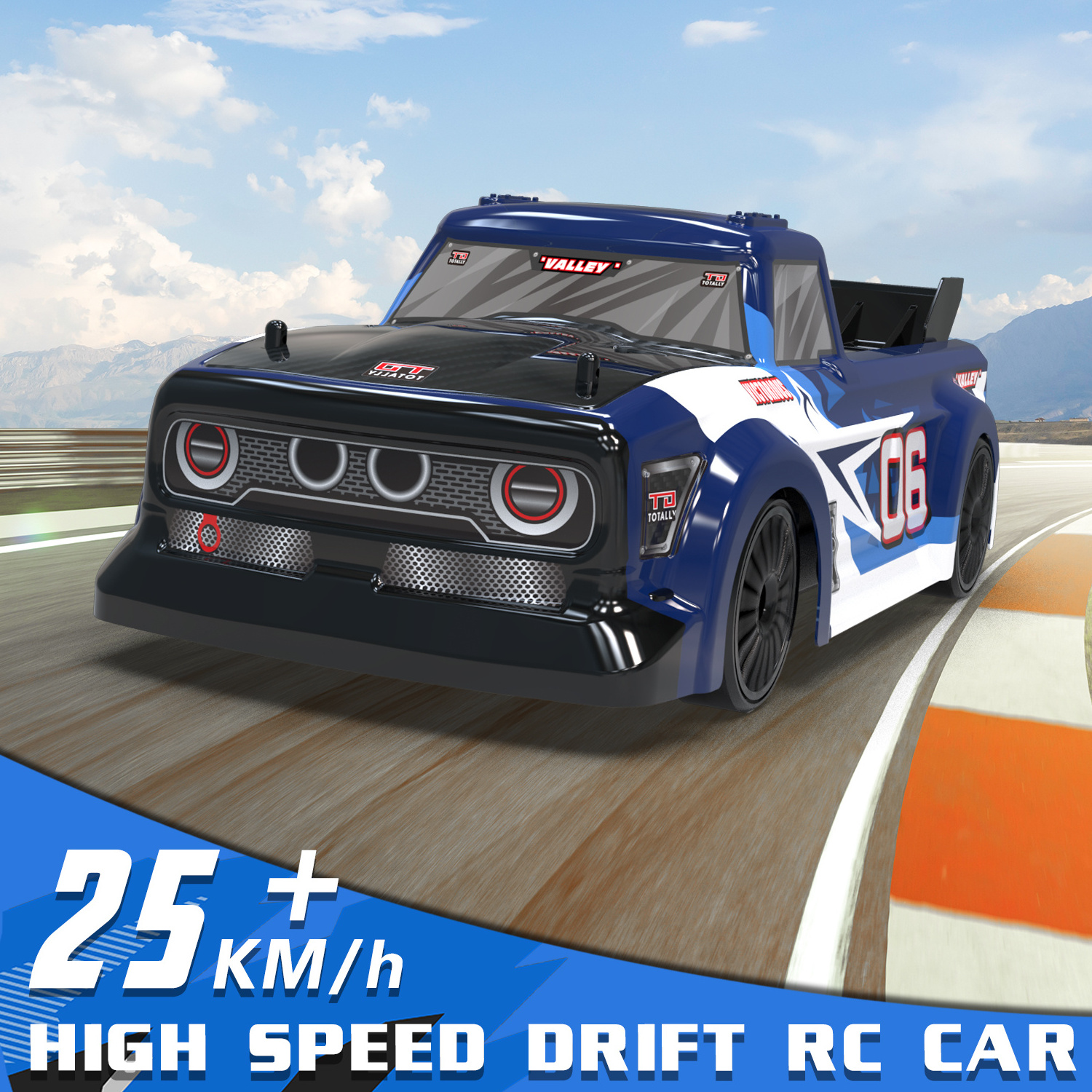 Hot Selling RC Car 1/14 Drift Racing Car All-metal Chassis Remote Control High speed 25KM/H Truck