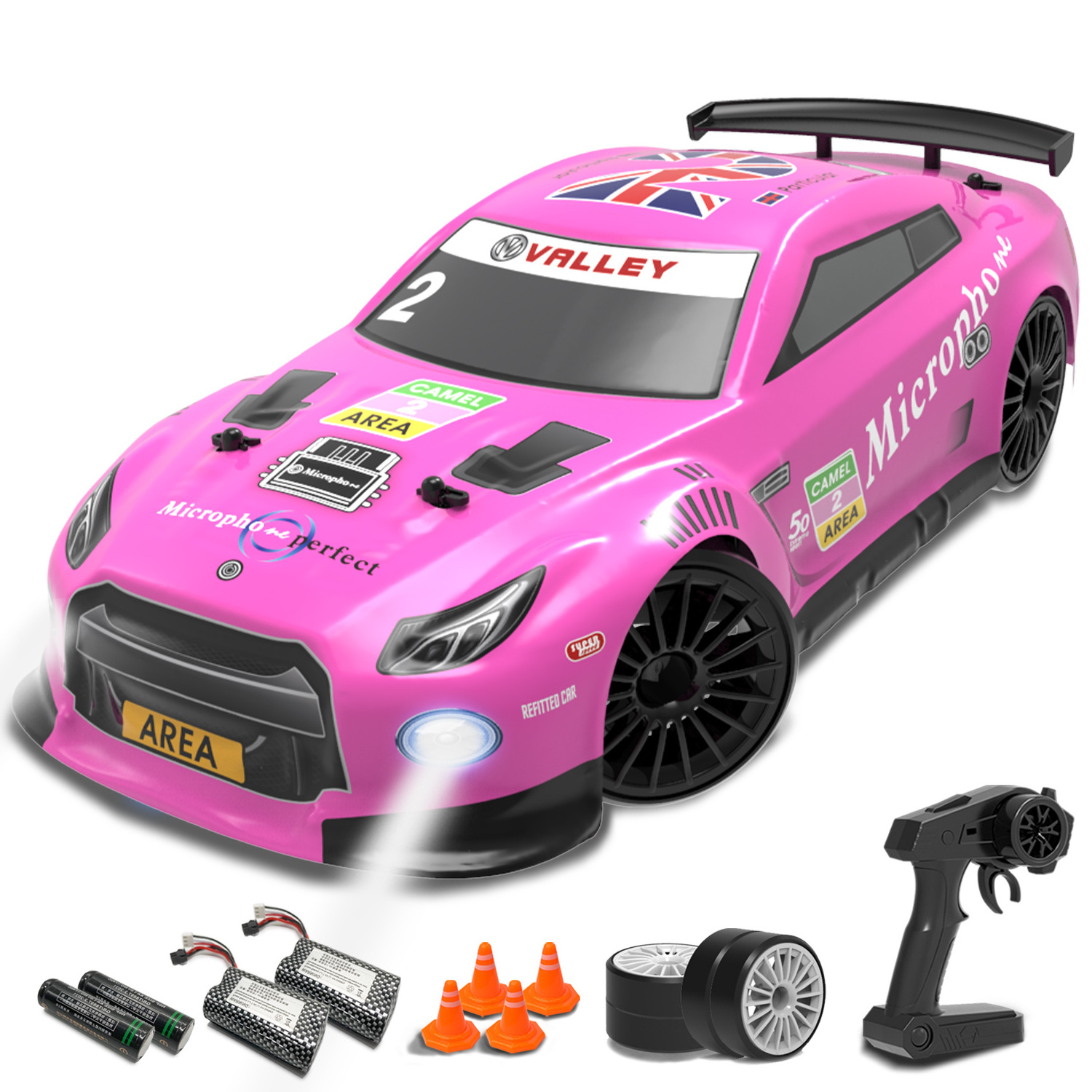 2.4ghz rc drift cars 1/14 fast electric remote control truck for radio control toys Outdoor racing mini rc cars for children gif