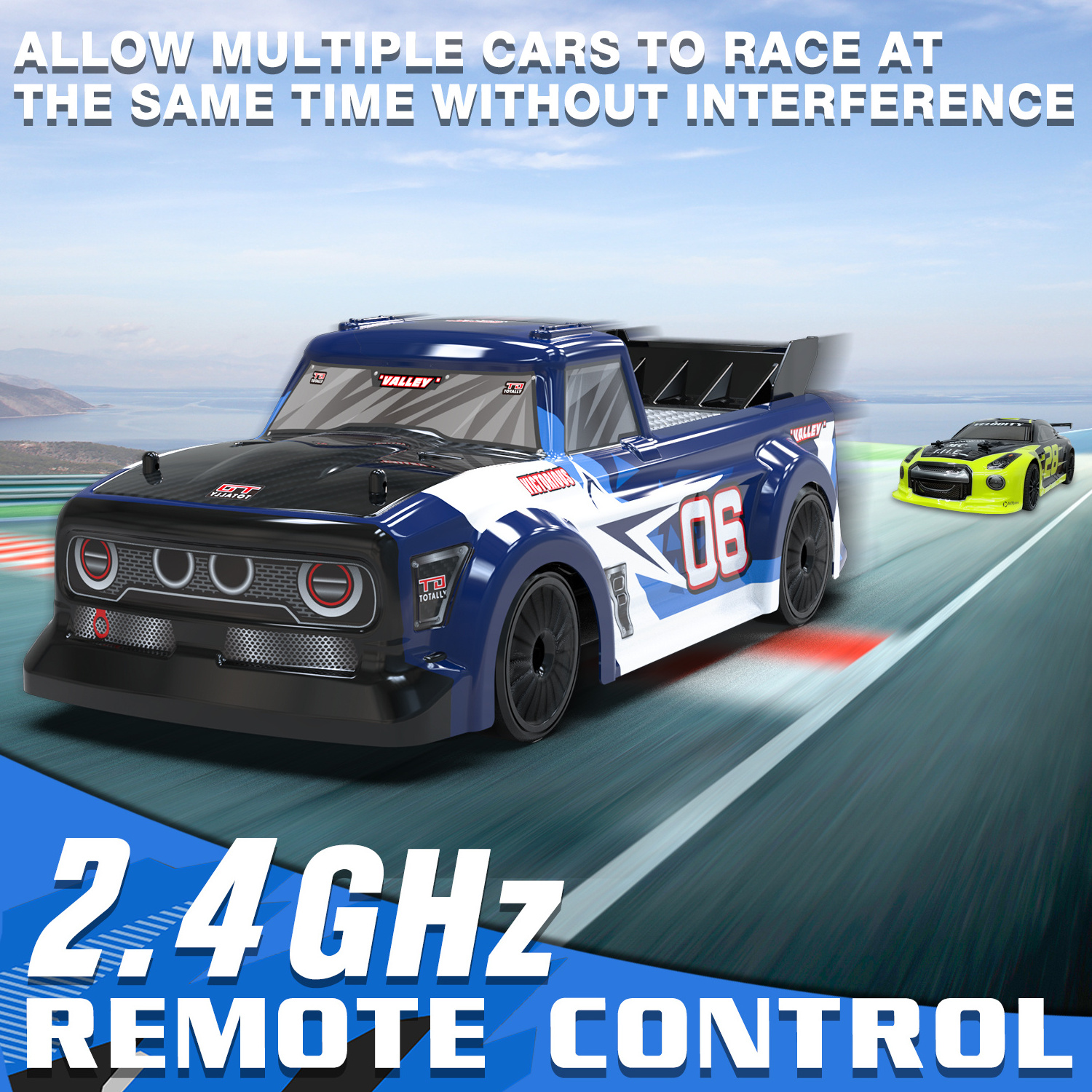 Hot Selling RC Car 1/14 Drift Racing Car All-metal Chassis Remote Control High speed 25KM/H Truck