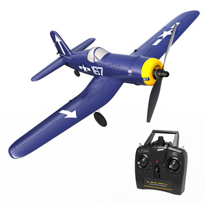 VOLANTEXRC RC Airplane Remote Control Plane Ready to Fly with Gyro Radio Control aircraft for Beginner F4U 2.4ghz 4-CH Electric