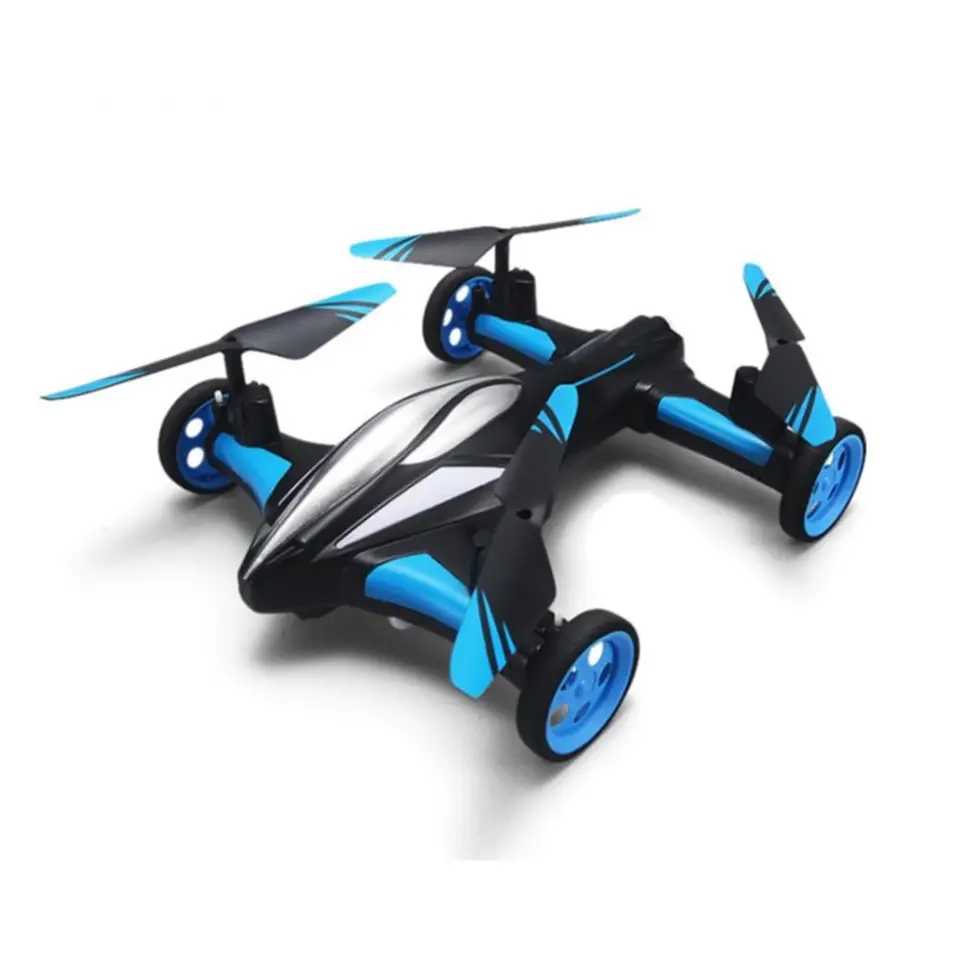 Global Drone 2.4G Remote Control Drone Land and Air 2 in 1 UFO Flying Car Drones Air Ground Quadcopter with LED light