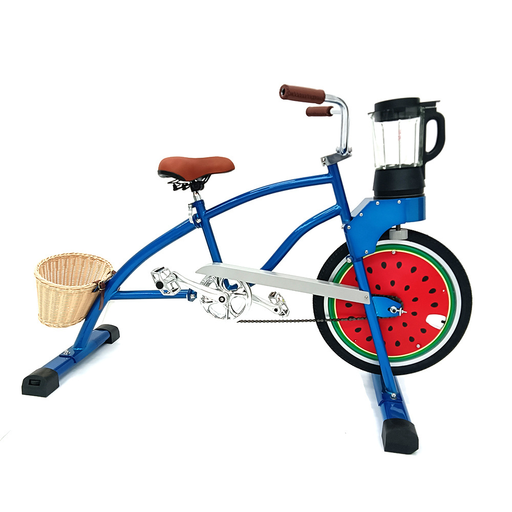 EXI Smoothie Bike Blue Kid Cycling Electric Physical Other Fruit And Vegetable Machines Smoothie Vlo