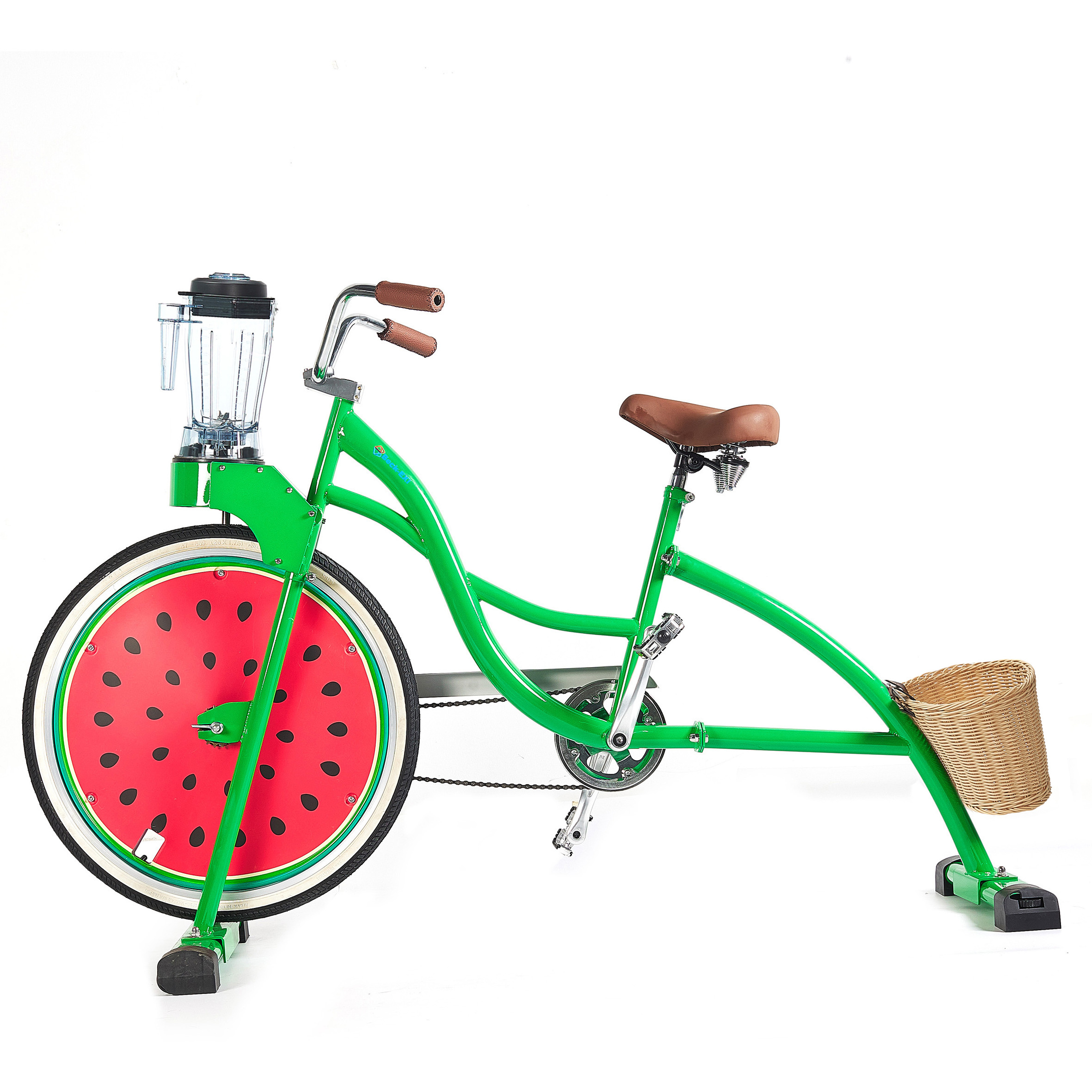 EXI outdoor fruit juicer bicycle for hotel party and events non-electric chopper blender smoothie bike