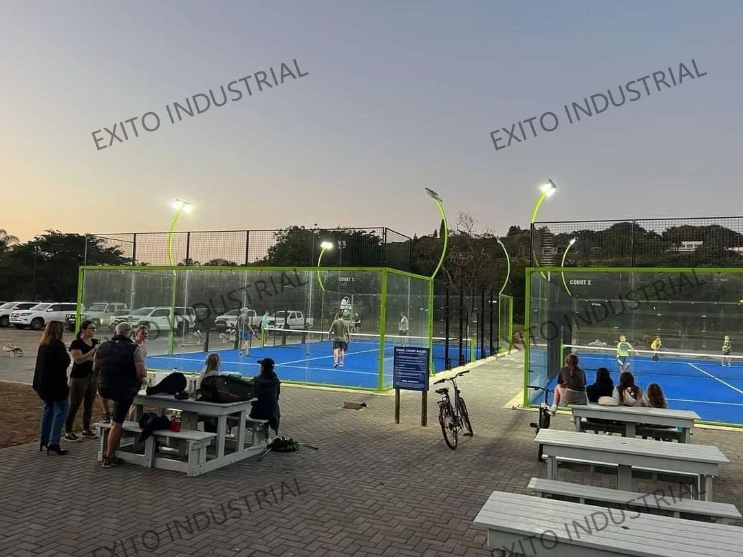 EXITO  Panoramic Padel Tennis Court portable padel court With Other Accessories