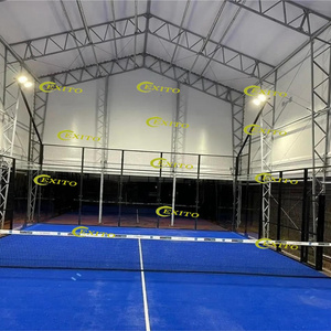 EXITO Professional Cover For Padel Court Roof,Panoramic Paddle Tennis Court With Roof