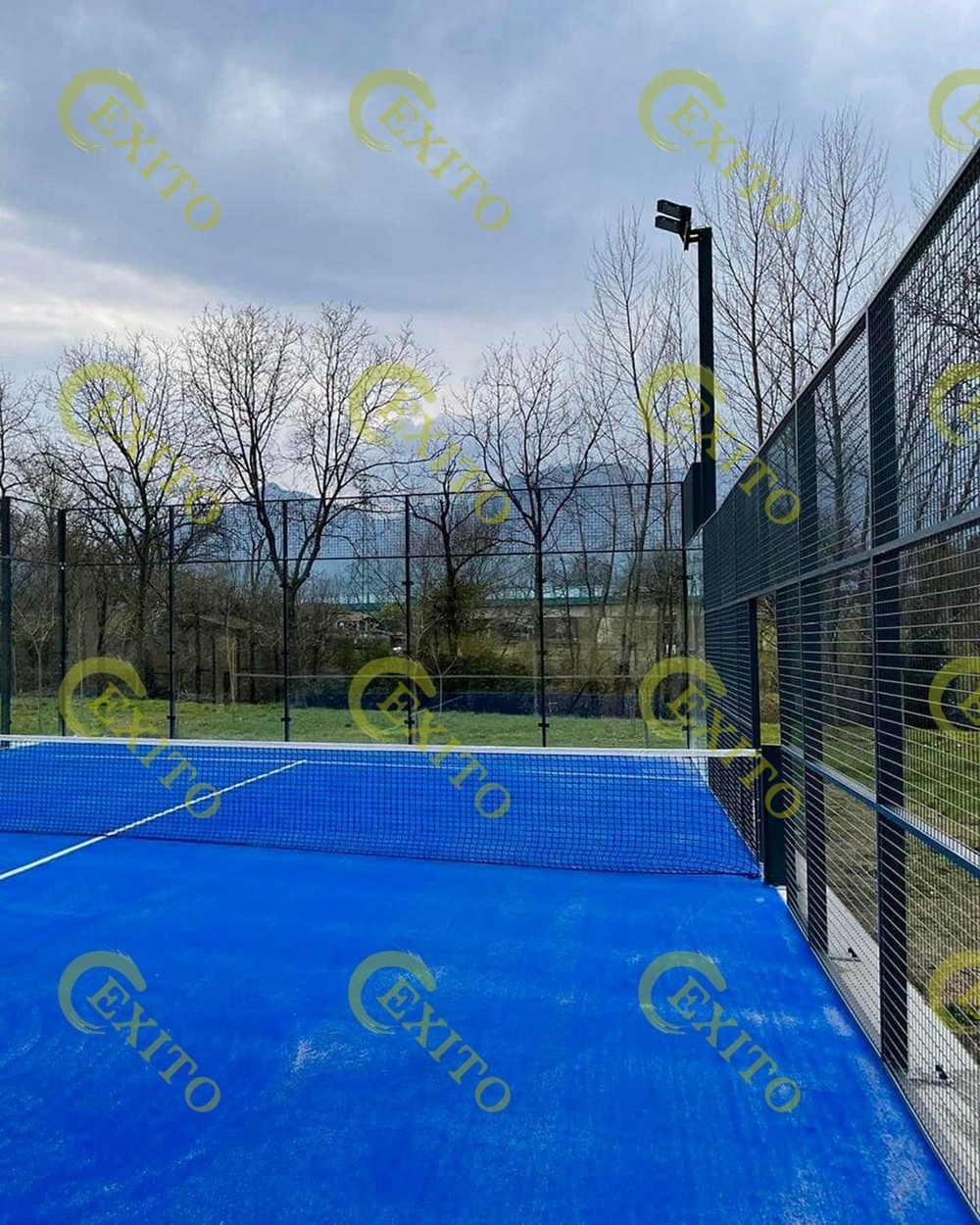 EXITO  Panoramic Padel Tennis Court portable padel court With Other Accessories