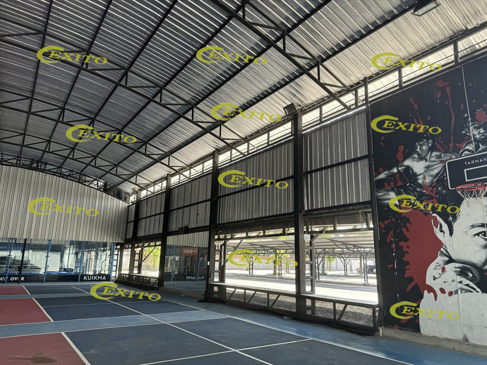 EXITO Professional Cover For Padel Court Roof,Panoramic Paddle Tennis Court With Roof