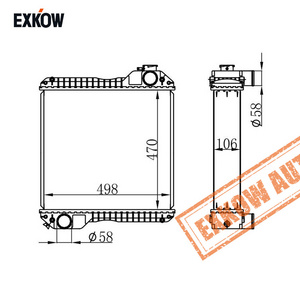 Vacuum Brazed Aluminium Intercooler For VOLVO F 16 11074739 177418813 36061300002 1664051