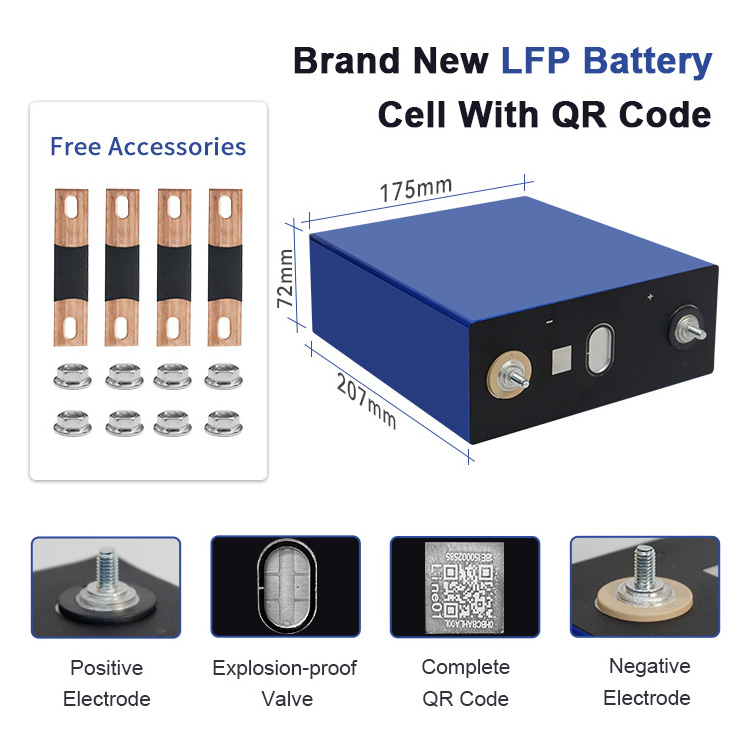 GER STOCK 8000 Cycles 3.2v 280ah lithium battery lfp ddp 4pcs lifepo4 batteries REPT 280ah lipo4 cell lipofe4 3.2v 280 ah